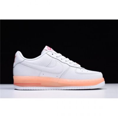 Nike Air Force 1 Upste Beyaz / Turuncu Kaykay Ayakkabı Türkiye - FFNXQAXQ